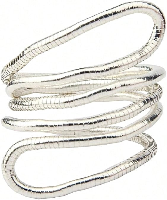 Flexible snake necklace / Bracelet (Golden)