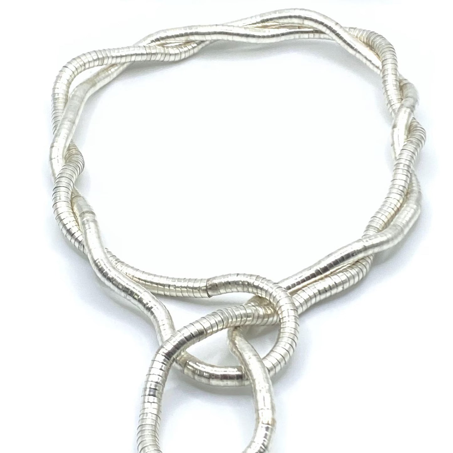 Flexible snake necklace / Bracelet (Golden)