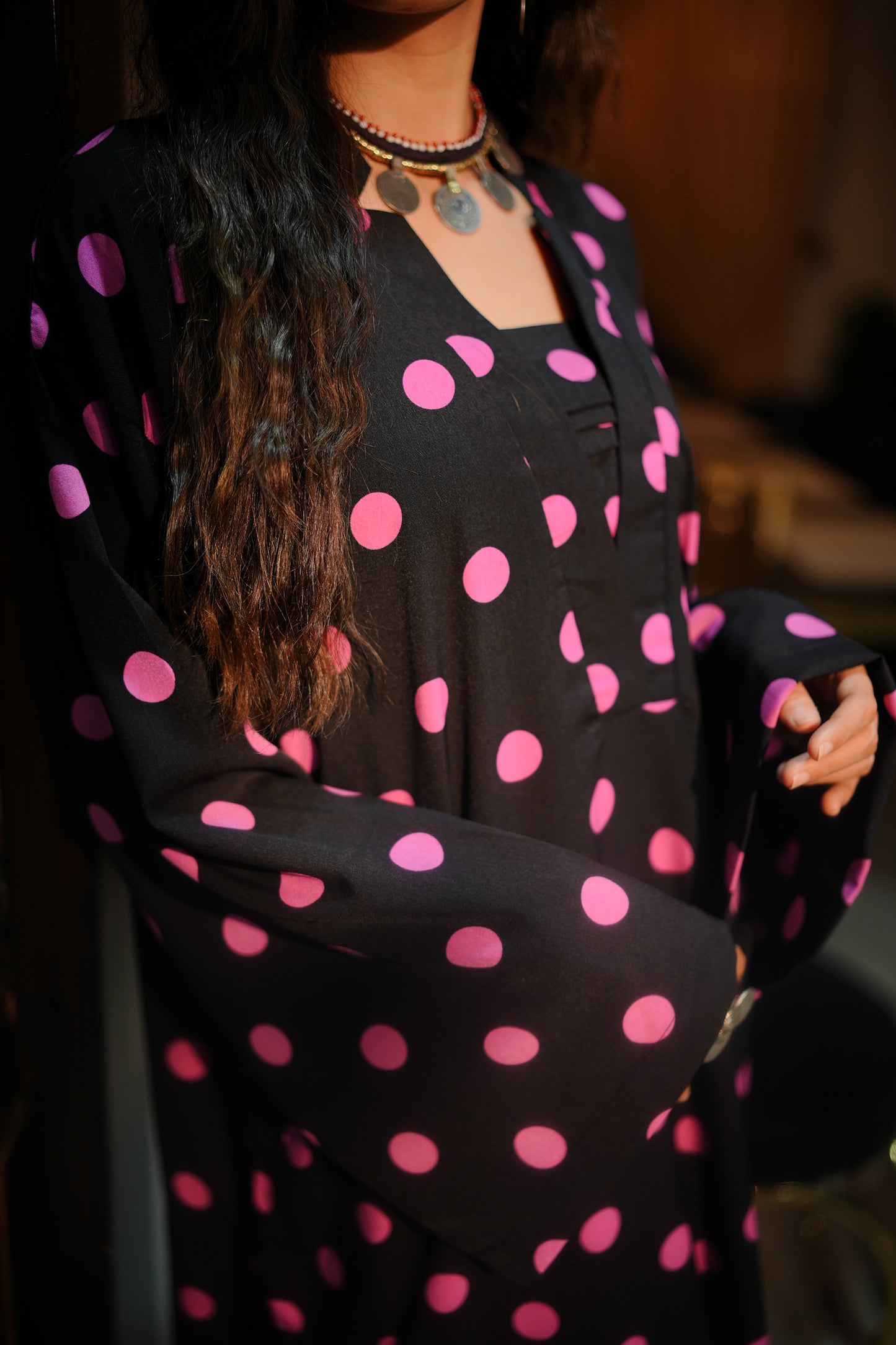 Polka Blue 2 pcs dress