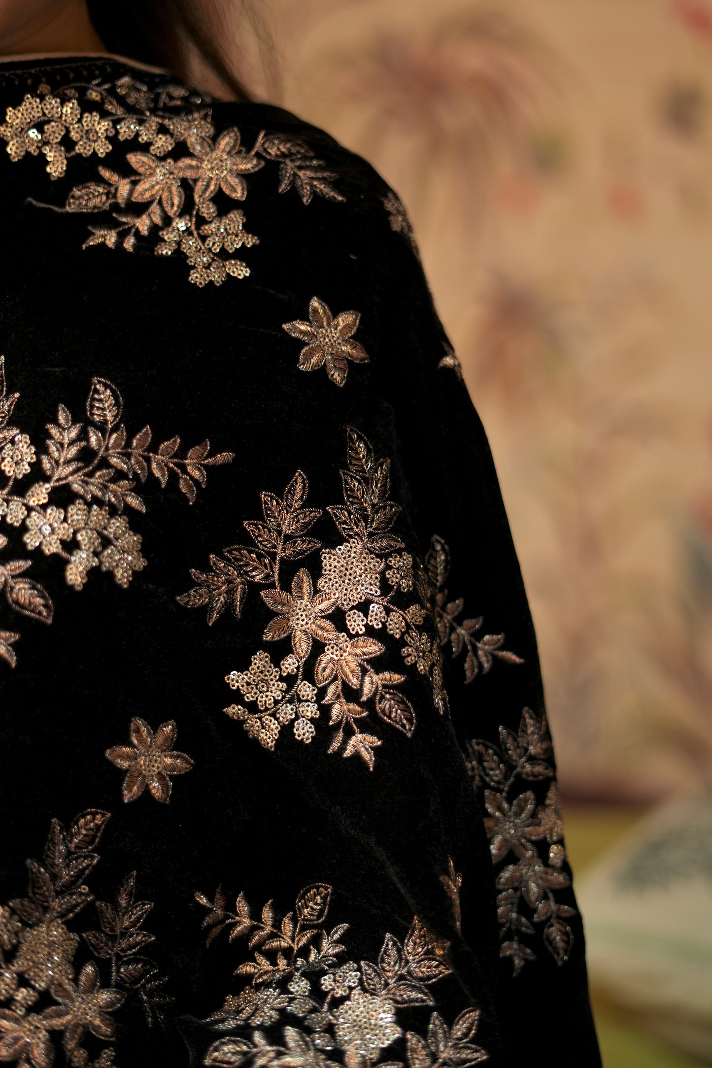 Black Pehnawa Shawl