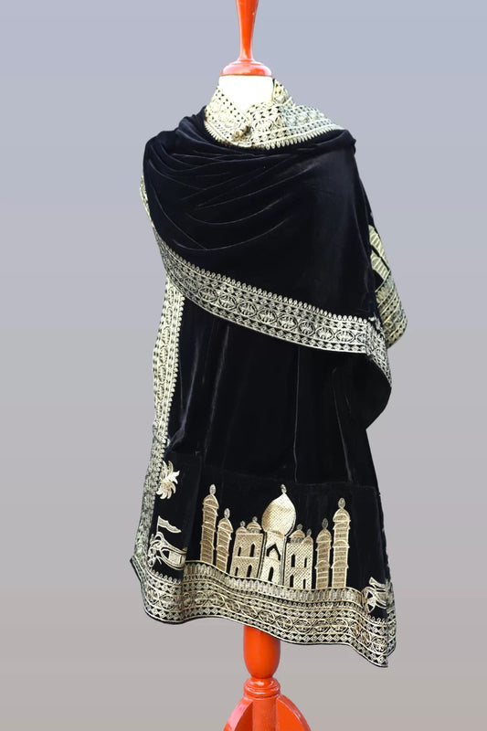 Shahi Black Shawl for men