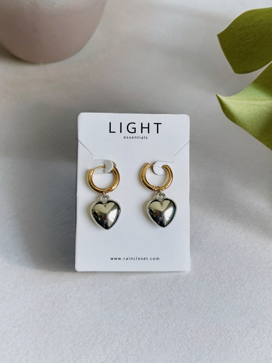 Heart drop Earrings