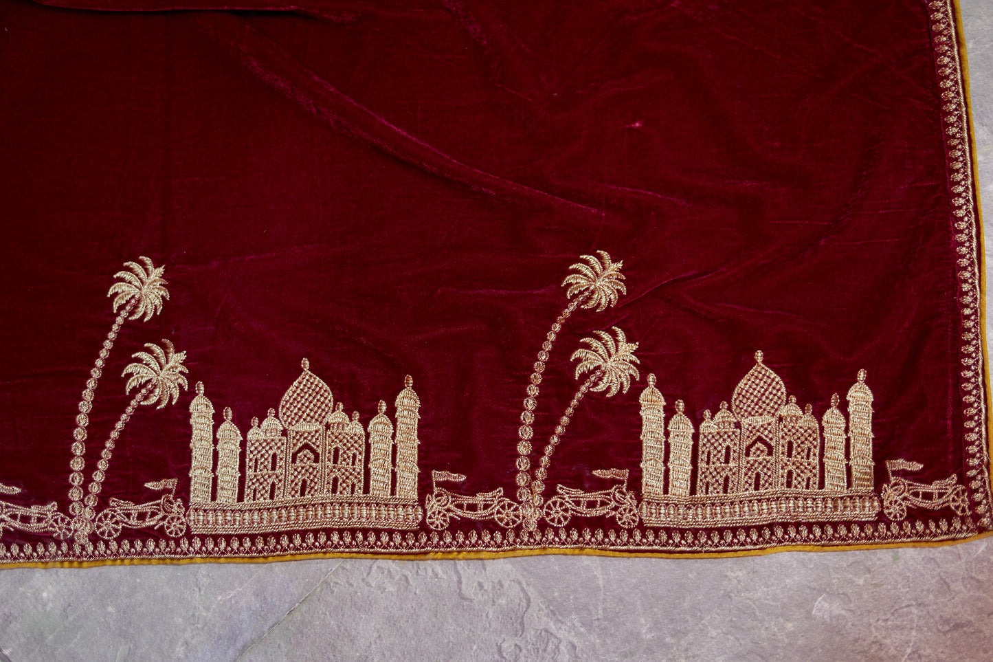 Shahi Qila Red Shawl