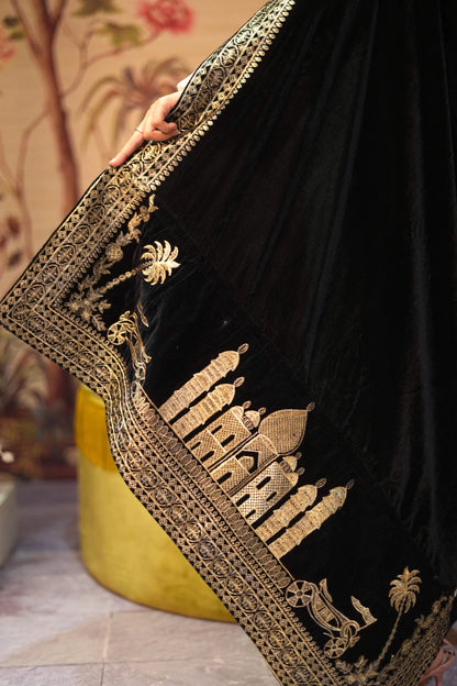 Shahi Black Shawl