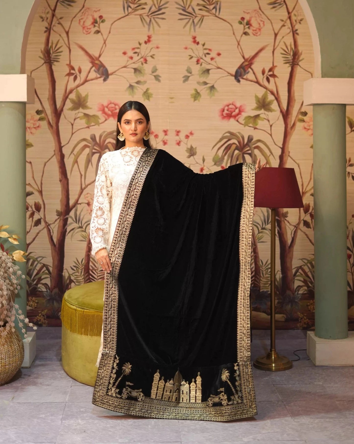 Shahi Black Shawl