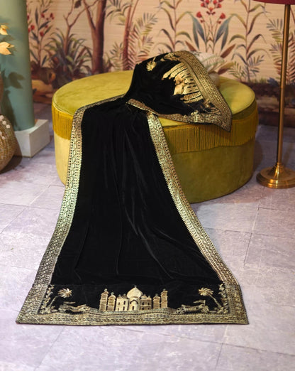 Shahi Black Shawl